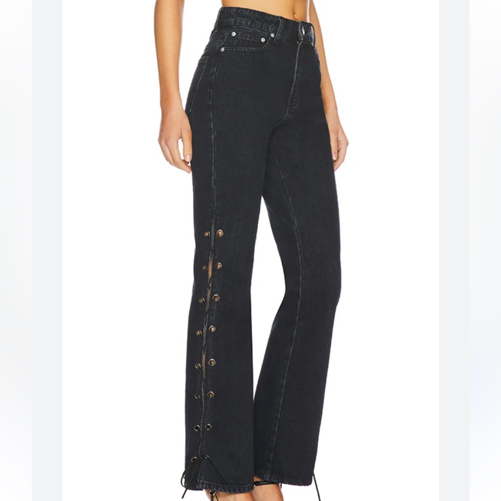 Superdown Jayda Lace Up Jean